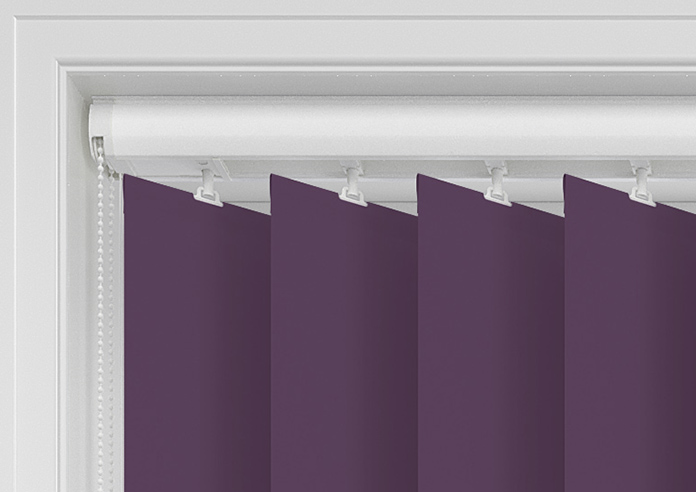 Trinity (FR Blackout), Venetian Purple - Vertical Blind - Image 12